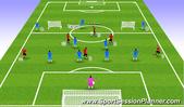 Football/Soccer: Central-Attack-1, Tactical: Combination Play U13