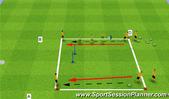 All Sports: passing and receiving, Technical: Passing & Receiving  U10