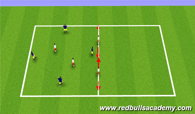 Football/Soccer Session Plan Drill (Colour): Expanded small sided