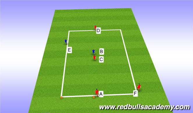 Football/Soccer Session Plan Drill (Colour): Dev Reps