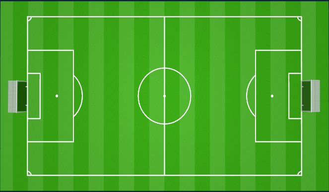 Football/Soccer Session Plan Drill (Colour): Match Practice