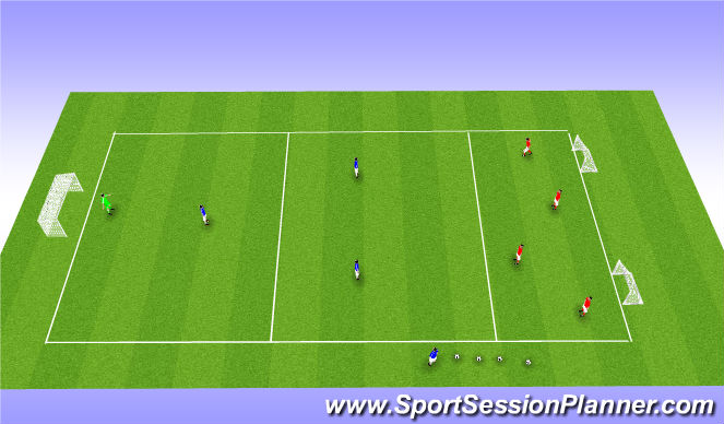 Football/Soccer Session Plan Drill (Colour): Screen 1