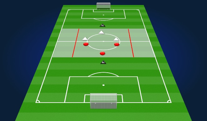 Football/Soccer Session Plan Drill (Colour): Skill Development