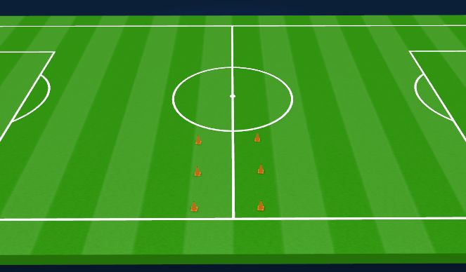Football/Soccer Session Plan Drill (Colour): S5-SS&A