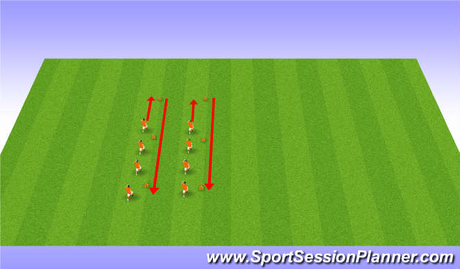 Football/Soccer Session Plan Drill (Colour): Screen 1