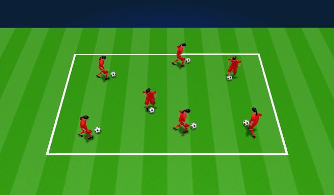 Football/Soccer Session Plan Drill (Colour): 4. Ball Skills (CECE)