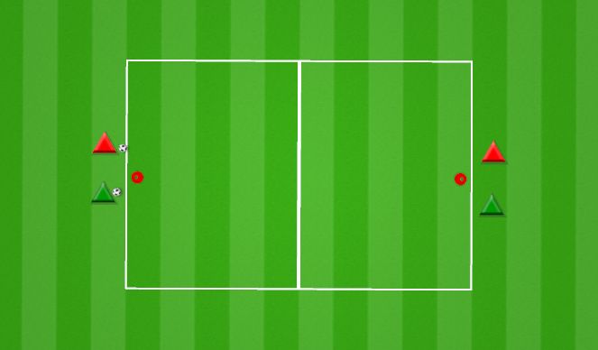Football/Soccer Session Plan Drill (Colour): Technical Warm-Up