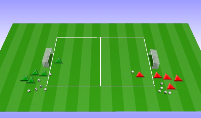Football/Soccer Session Plan Drill (Colour): Animation 3