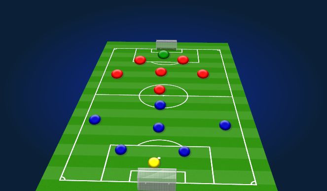 Football/Soccer Session Plan Drill (Colour): Cześć główna 4