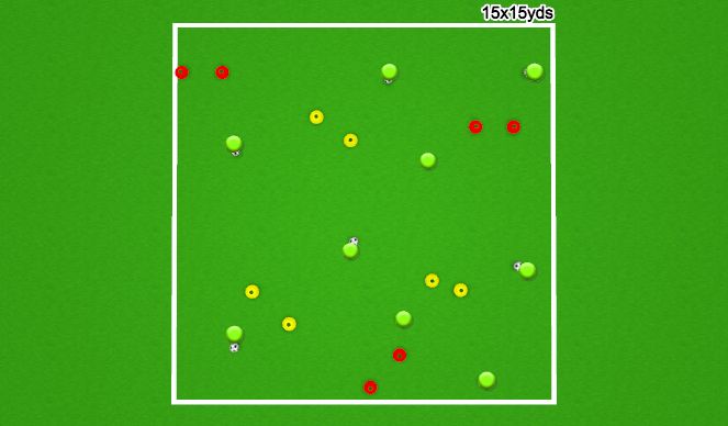 Football/Soccer Session Plan Drill (Colour): Ball Manipulation