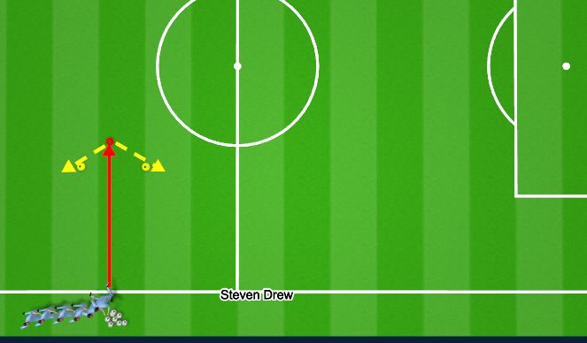 Football/Soccer Session Plan Drill (Colour): Animation 2