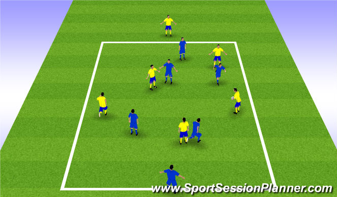 Football/Soccer Session Plan Drill (Colour): Basketball Warm-Up