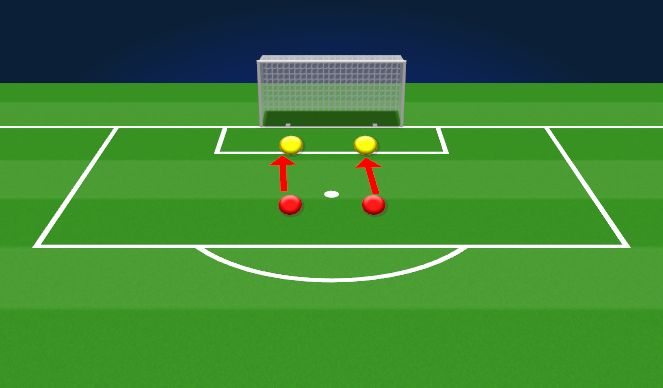 Football/Soccer Session Plan Drill (Colour): Warm-Up