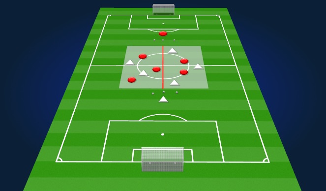 Football/Soccer Session Plan Drill (Colour): Skill Development 