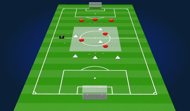 Football/Soccer Session Plan Drill (Colour): Skill Development 2