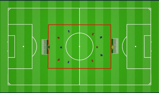 Football/Soccer Session Plan Drill (Colour): Screen 1
