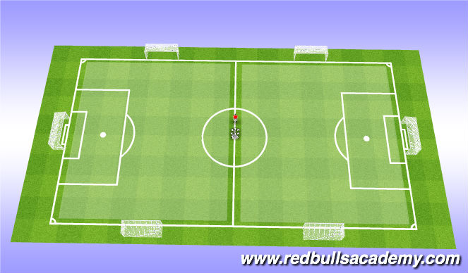 Football/Soccer Session Plan Drill (Colour): Free play