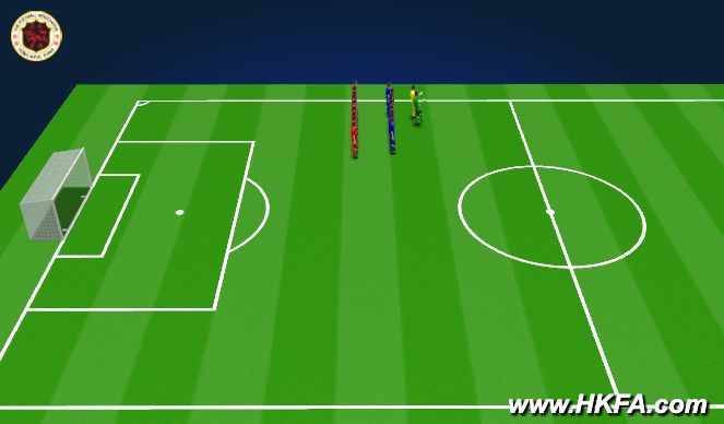 Football/Soccer Session Plan Drill (Colour): Cool Down