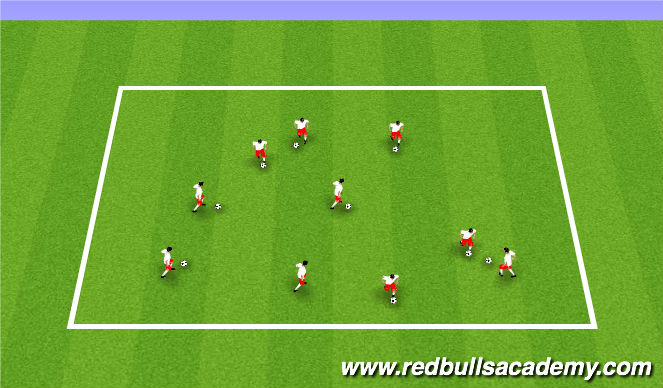 Football/Soccer Session Plan Drill (Colour): Coach says Transformers