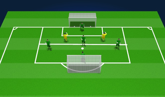 Football/Soccer Session Plan Drill (Colour): King Louie Game