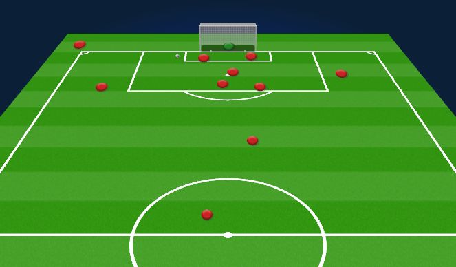 Football/Soccer Session Plan Drill (Colour): Animation 1