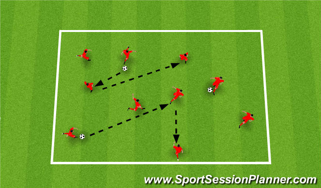 Football/Soccer Session Plan Drill (Colour): Screen 2