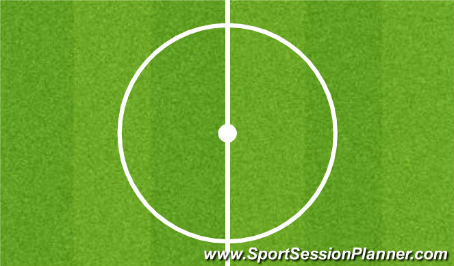Football/Soccer Session Plan Drill (Colour): Stretches