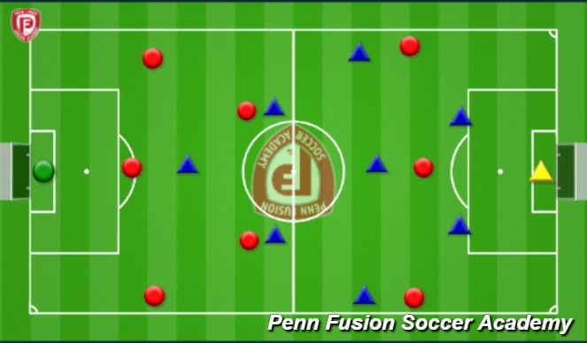 Football/Soccer Session Plan Drill (Colour): Game