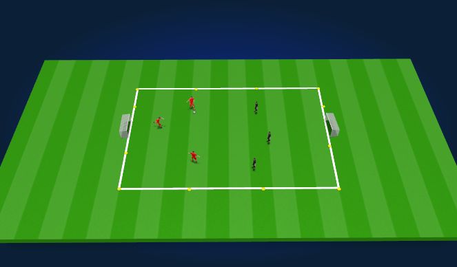 Football/Soccer Session Plan Drill (Colour): Pre Warm up