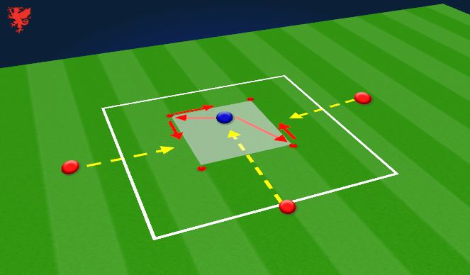Football/Soccer Session Plan Drill (Colour): TECHNICAL