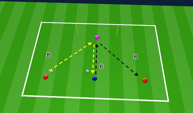 Football/Soccer Session Plan Drill (Colour): Technical: Handling