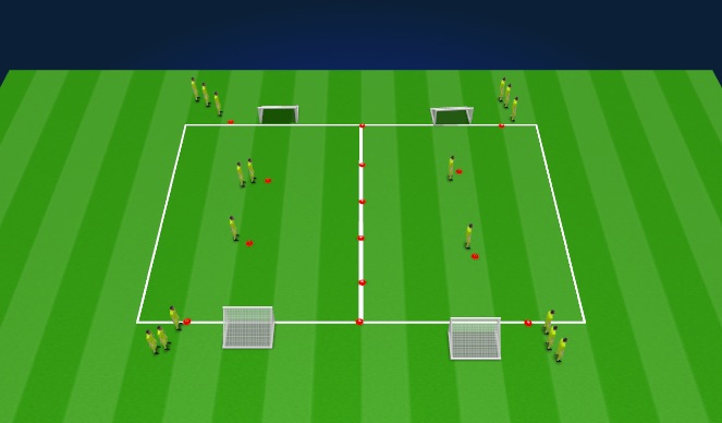 Football/Soccer Session Plan Drill (Colour): Screen 2