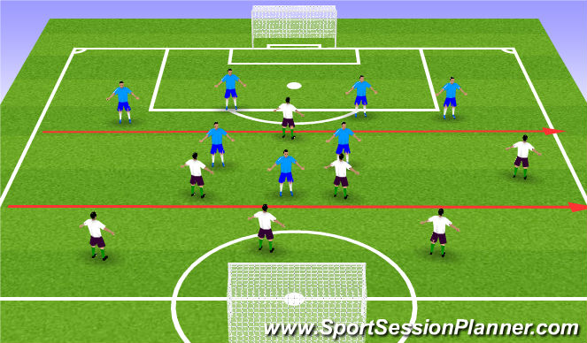 Football/Soccer Session Plan Drill (Colour): Play