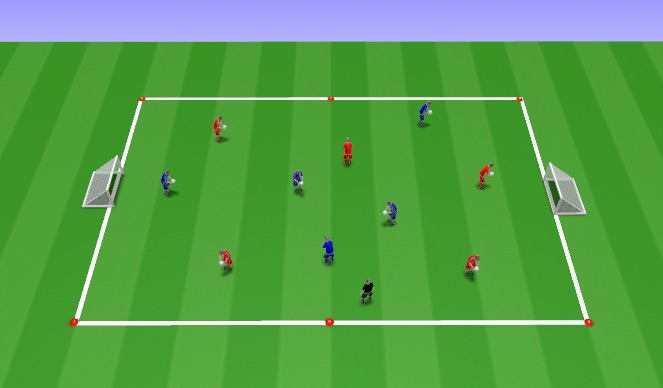 Football/Soccer Session Plan Drill (Colour): Crack The Code