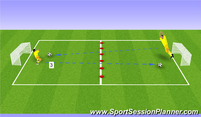Football/Soccer Session Plan Drill (Colour): Screen 1