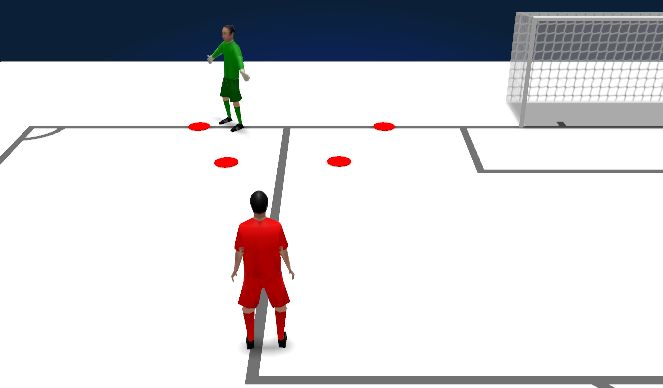 Football/Soccer Session Plan Drill (Colour): Technical