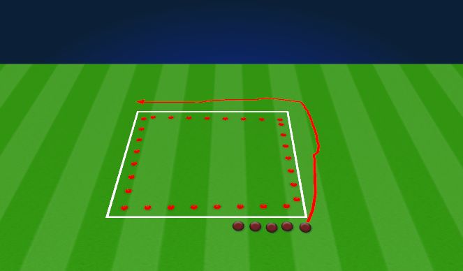 Football/Soccer Session Plan Drill (Colour): RaceCarsL1