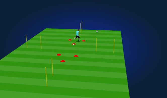 Football/Soccer Session Plan Drill (Colour): SquirrelsL1