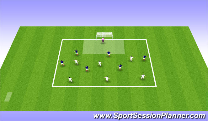 Football/Soccer Session Plan Drill (Colour): GRP