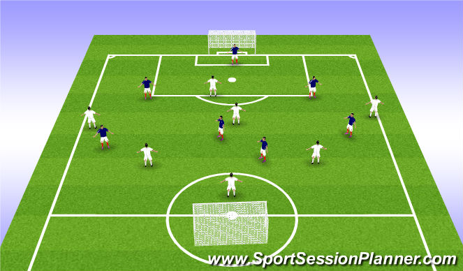 Football/Soccer Session Plan Drill (Colour): Screen 6