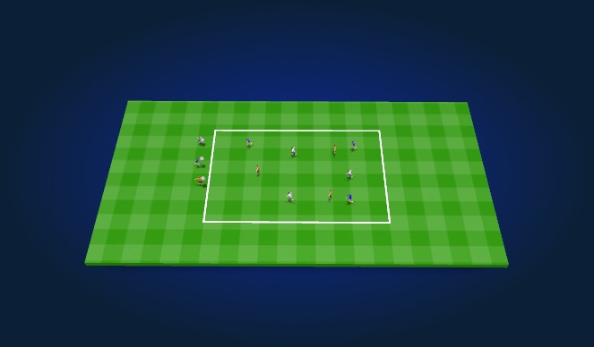 Football/Soccer Session Plan Drill (Colour): Animation 4