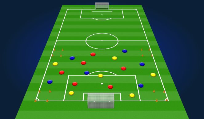 Football/Soccer Session Plan Drill (Colour): Screen 4