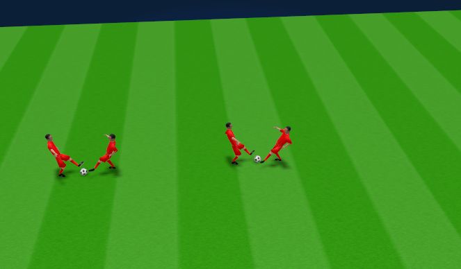 Football/Soccer Session Plan Drill (Colour): Skill (Opposed) - Block Tackling