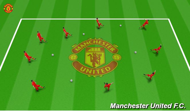 Football/Soccer Session Plan Drill (Colour): Screen 1