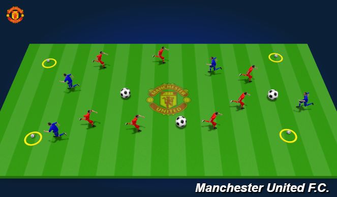 Football/Soccer Session Plan Drill (Colour): Screen 1