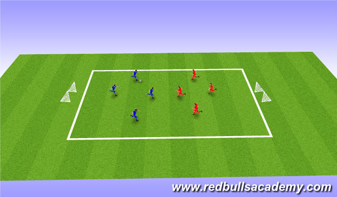 Football/Soccer Session Plan Drill (Colour): Free Play