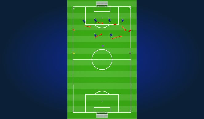Football/Soccer Session Plan Drill (Colour): Screen 2