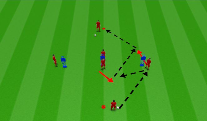 Football/Soccer Session Plan Drill (Colour): Screen 1