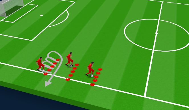 Football/Soccer Session Plan Drill (Colour): Screen 1