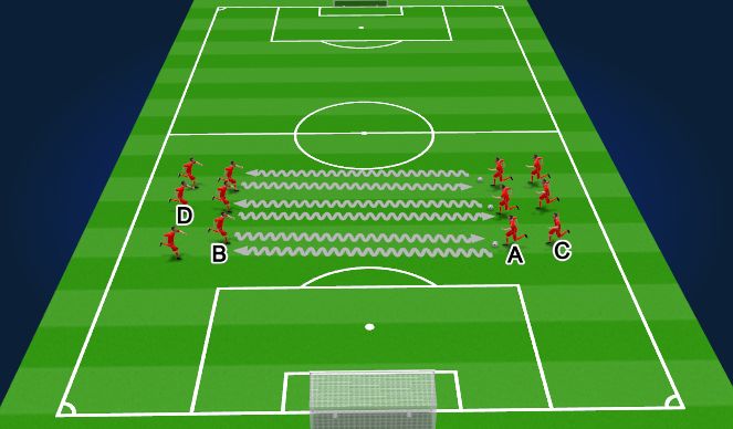 Football/Soccer Session Plan Drill (Colour): sprint dribble